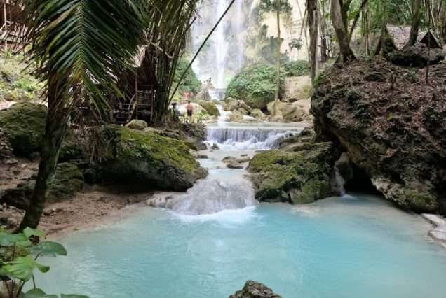 Tumalog Falls in Oslob Cebu.