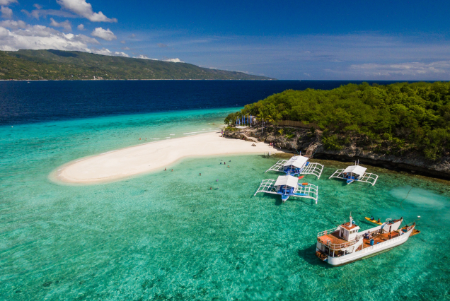 Sumilon Sandbar Island - highlights of Oslob Whale Shark Watching & Sumilon Sandbar Tour