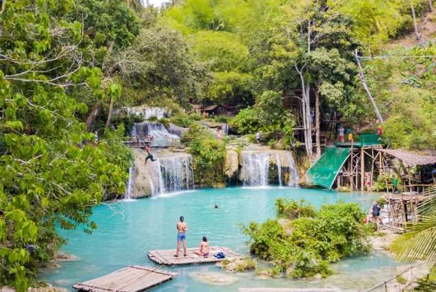 Cambugahay Falls in Siquijor Island