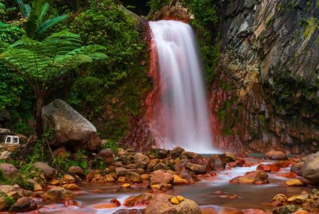Pulangbato Falls Dumaguete — highlight of the City Tour Pulangbato Falls Red Rock Hot Spring