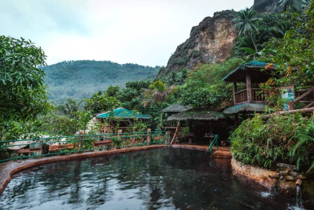 Red Rock Hot Spring Dumaguete — relaxing pools featured in the City Tour Pulangbato Falls Red Rock Hot Spring