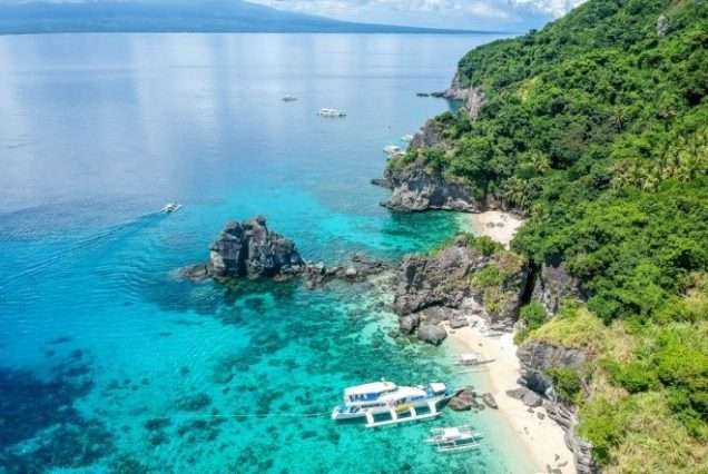 Aerial View of Apo Island