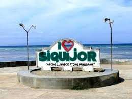 Monument of I love Siquijor in Siquijor Island