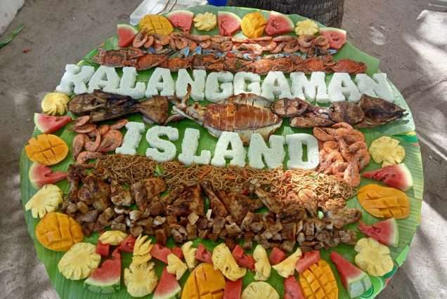 Feast in Kalanggaman Island