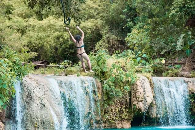 Cambugahay Falls in Siquijor Island - highlights of Siquijor Island Day Tour.