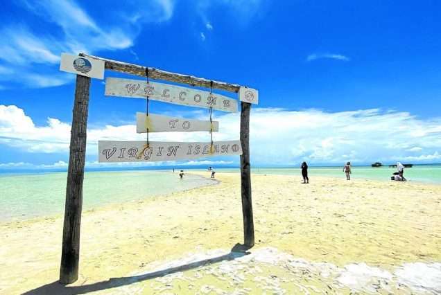 Virgin Island Sandbar in Panglao Island, Bohol