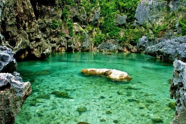 Tanke Saltwater Lagoon - highlights of Gigantes Island Day Tours