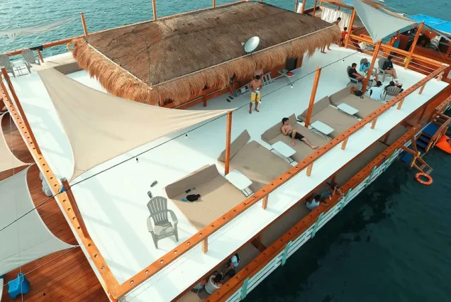 Tawhai Floating Bar in Lakawon Island Beach Resort