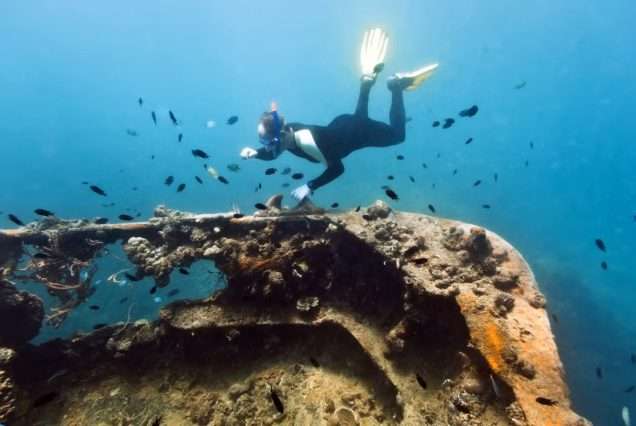 Lusong Gunboat Wreck in Coron, Palawan