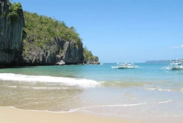 Sea Side Sabang Wharf in Palawan