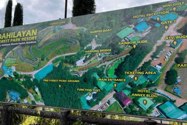 Dahilayan Forest Park Map