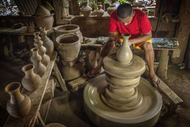 Burnayan Pottery Making in Vigan City